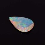 0.78ct Cabochon Pear White Opal, view 2