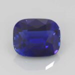 3.68ct Rectangular Cushion Blue Sapphire, view 1