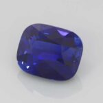 3.68ct Rectangular Cushion Blue Sapphire, view 2