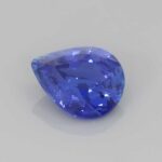 2ct Pear Shape Blue Sapphire, view 2