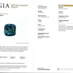 1.01ct Square (Antique) Cushion Teal Sapphire, view 3