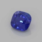 2.07ct Square (Antique) Cushion Blue Sapphire, view 2