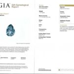 1.37ct Pear Shape Teal Sapphire, view 3
