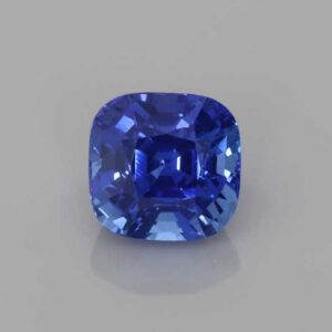 2.08ct Square (Antique) Cushion Blue Sapphire