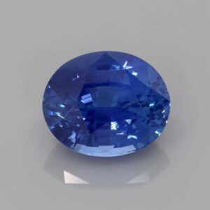 3.68ct Oval Blue Sapphire