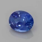 3.68ct Oval Blue Sapphire, view 2