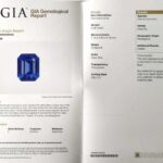 2.06ct Emerald Cut Blue Sapphire, view 3