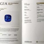 2.07ct Square (Antique) Cushion Blue Sapphire, view 3