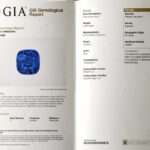 2.08ct Square (Antique) Cushion Blue Sapphire, view 3