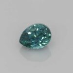 1.06ct Pear Shape Teal Sapphire, view 1