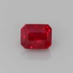 1.03ct Emerald Cut Ruby, view 1