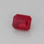 1.03ct Emerald Cut Ruby, view 2
