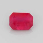 1.57ct Emerald Cut Ruby, view 1