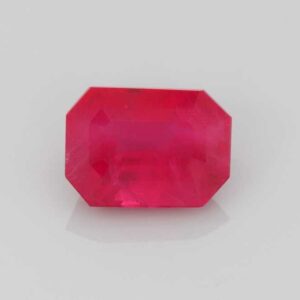 1.57ct Emerald Cut Ruby