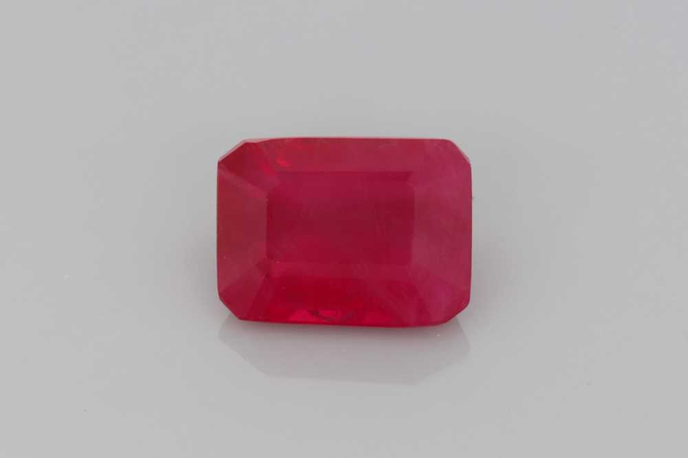 2.28ct Emerald Cut Ruby