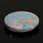 1.93ct Cabochon Oval Black Opal, view 2