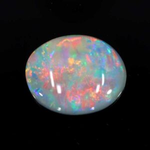 1.57ct Cabochon Oval Black Opal