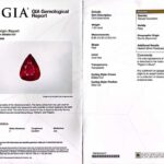 1ct Pear Shape Ruby, view 3