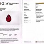 1.5ct Pear Shape Ruby, view 3