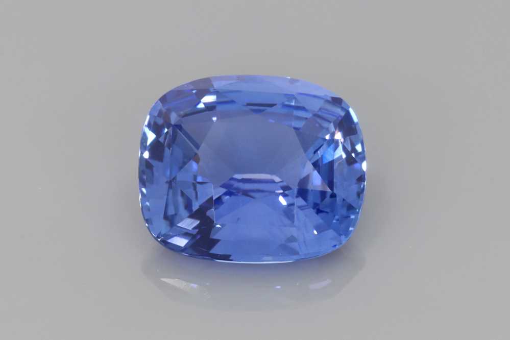 4.04ct Rectangular Cushion Blue Sapphire