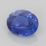 3.59ct Oval Blue Sapphire, view 2