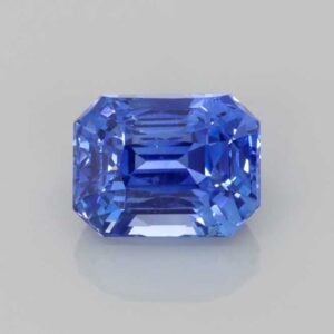 2.12ct Emerald Cut Blue Sapphire