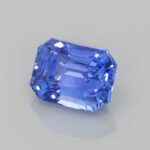 2.12ct Emerald Cut Blue Sapphire, view 2