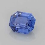 2.06ct Emerald Cut Blue Sapphire, view 2