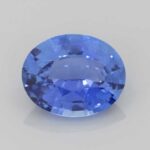3ct Oval Blue Sapphire, view 1