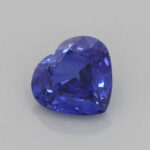 2.17ct Heart Blue Sapphire, view 2