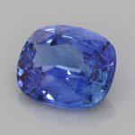6.13ct Rectangular Cushion Blue Sapphire, view 2