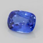 4.59ct Rectangular Cushion Blue Sapphire, view 2