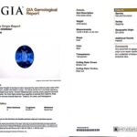 3ct Oval Blue Sapphire, view 3