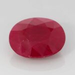 7.01ct Oval Ruby, view 1