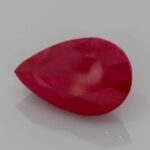 4.74ct Pear Shape Ruby, view 2