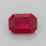 2.06ct Emerald Cut Ruby, view 1