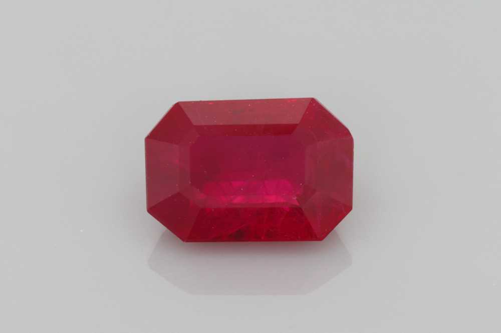 2.06ct Emerald Cut Ruby