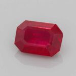 2.06ct Emerald Cut Ruby, view 2