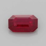 1.52ct Emerald Cut Ruby, view 1