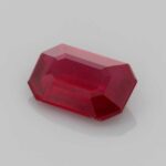 1.52ct Emerald Cut Ruby, view 2