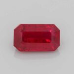 1.55ct Emerald Cut Ruby, view 1