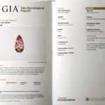 1.01ct Pear Shape Padparadscha Sapphire, view 3