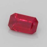 1.55ct Emerald Cut Ruby, view 2