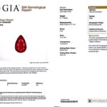 2.11ct Pear Shape Ruby, view 3