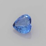 0.76ct Heart Blue Sapphire, view 2
