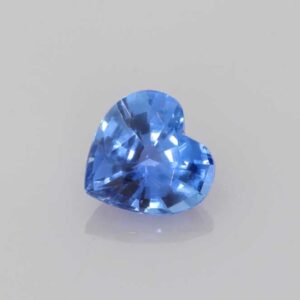 0.73ct Heart Blue Sapphire