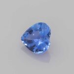 0.73ct Heart Blue Sapphire, view 2