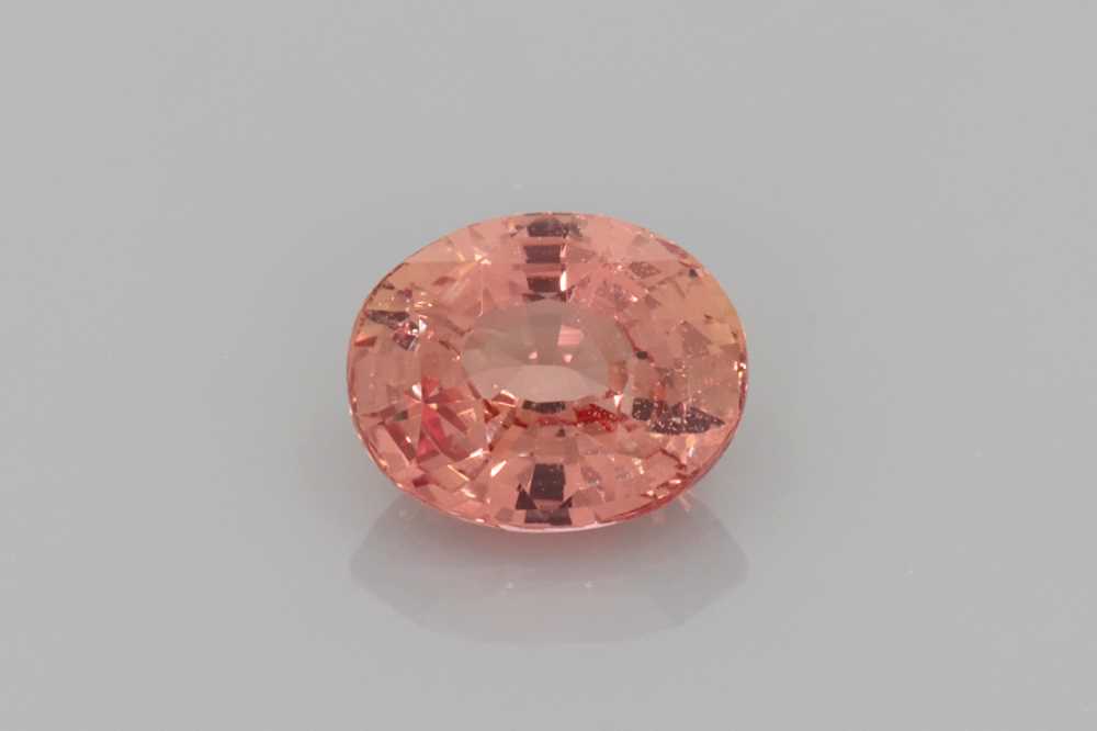 1.12ct Oval Padparadscha Sapphire