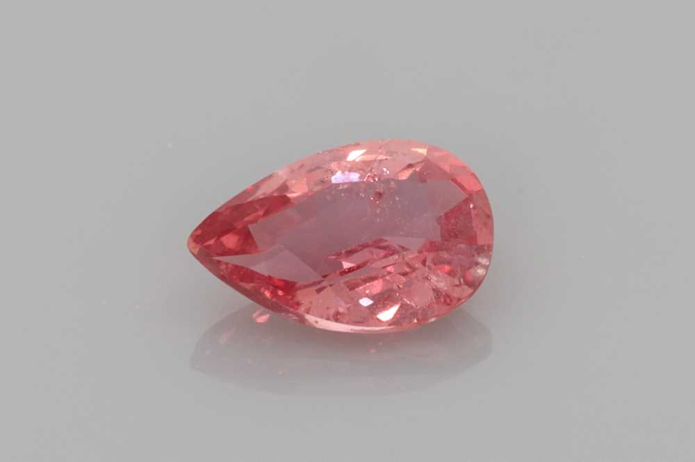 1.03ct Pear Shape Padparadscha Sapphire