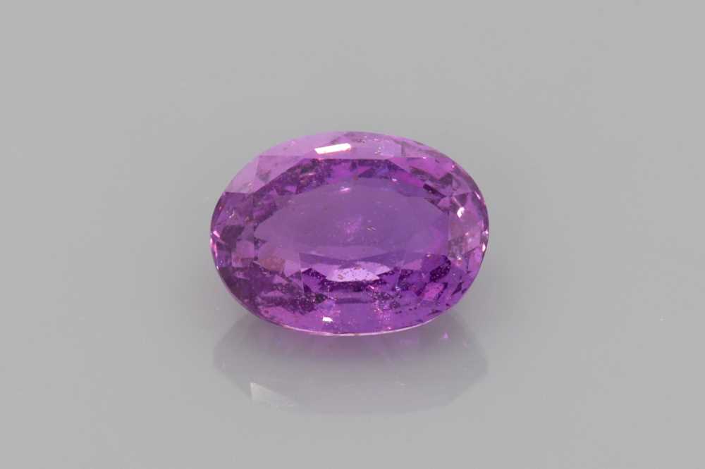 2.06ct Oval Purple Sapphire